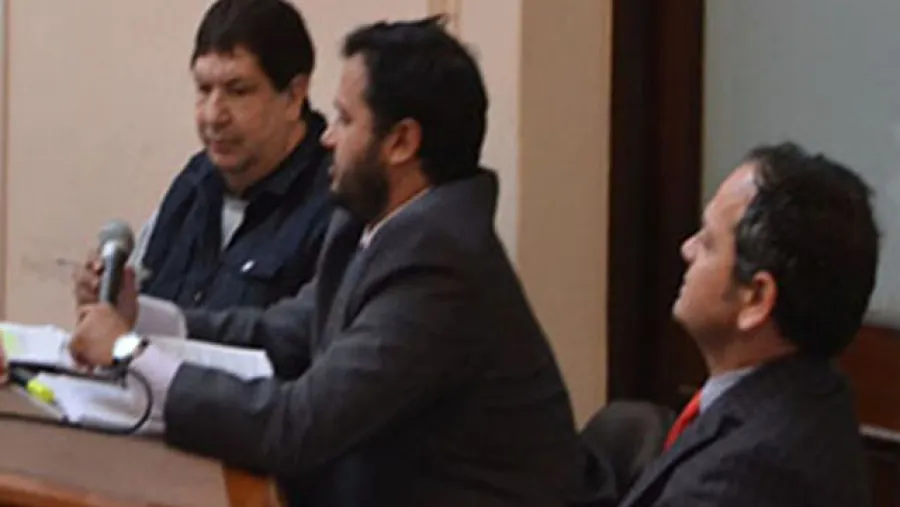 Escobar Gaviria durante el juicio