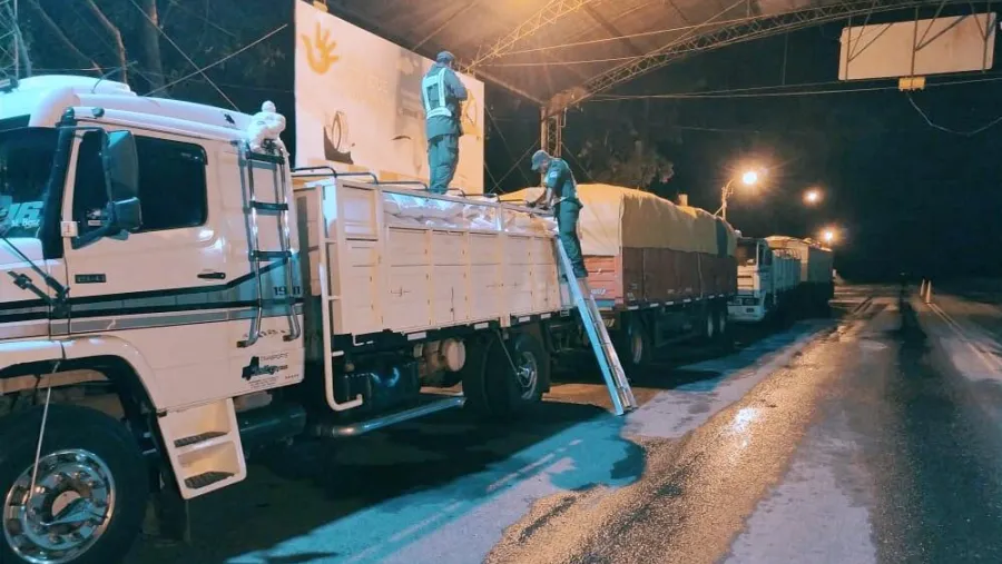 secuestro soja Gendarmería