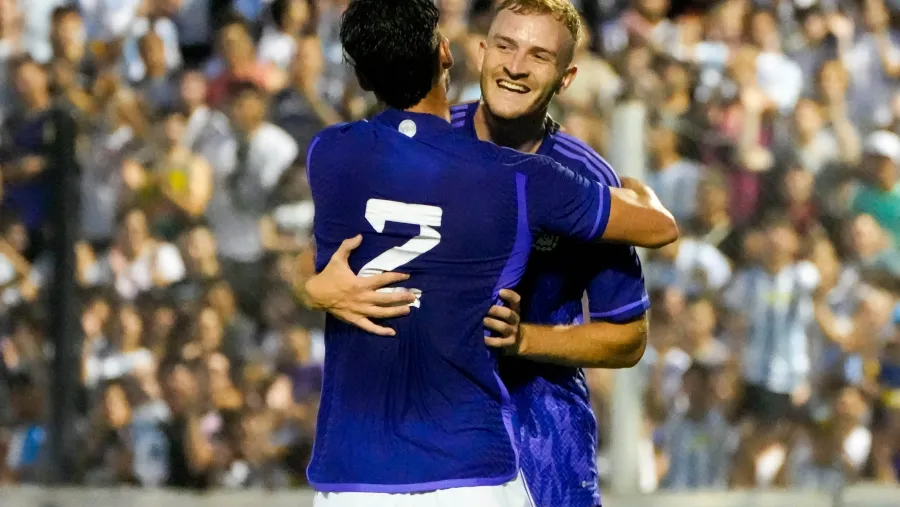 Fútbol: Argentina goleó a Ecuador en el primero de los amistosos rumbo al Preolímpico Fútbol: Argentina goleó a Ecuador en el primero de los amistosos rumbo al Preolímpico