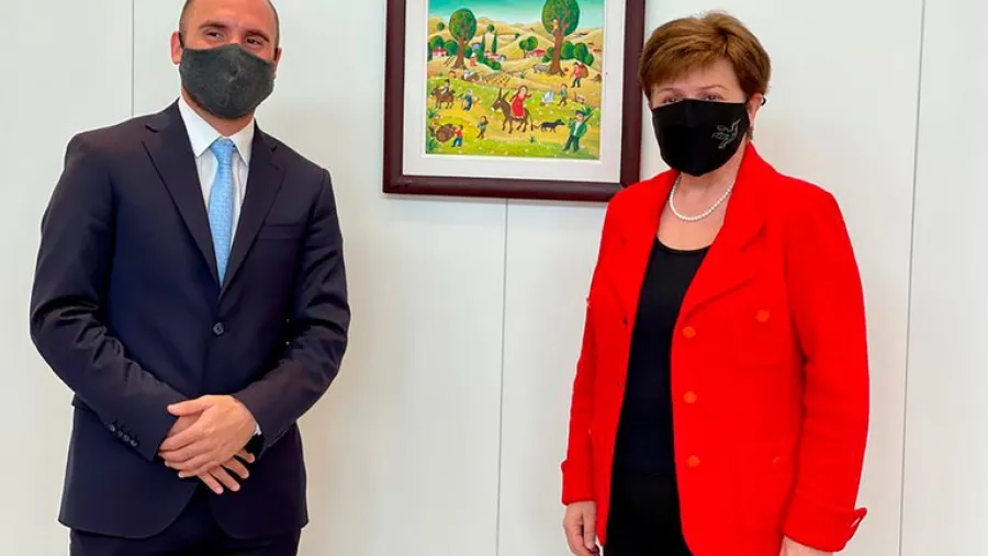 Kristalina Georgieva, luego del encuentro con Guzmán: “Fue una buena reunión”