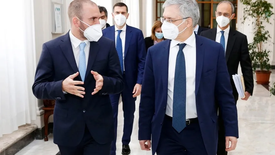 Guzmán en Roma, en el encuentro con su par italiano, Daniele Franco. Guzmán en Roma, en el encuentro con su par italiano, Daniele Franco.