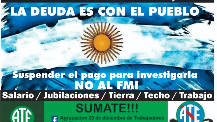 Multisectorial contra el FMI Multisectorial contra el FMI
