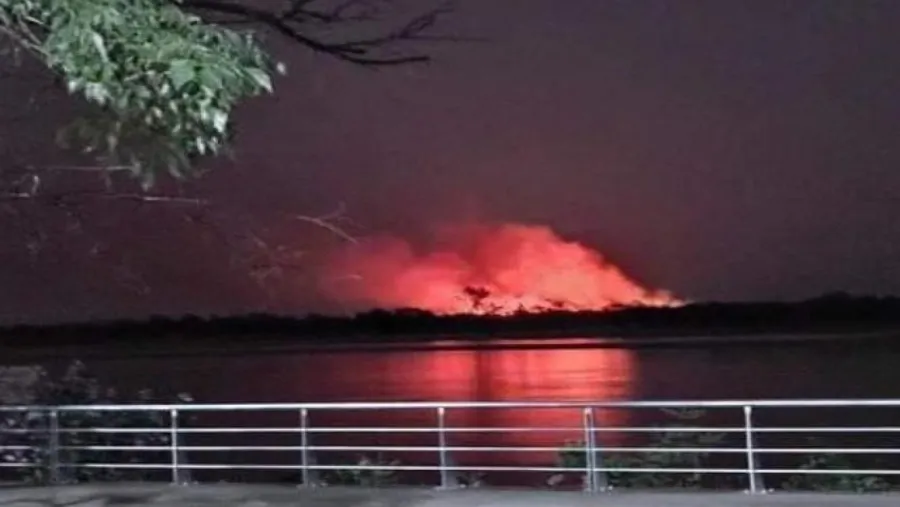 Ordenaron pericias por el incendio en la Isla Puente