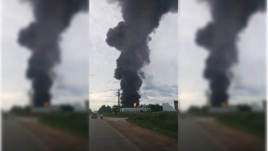 incendio en Monte Vera