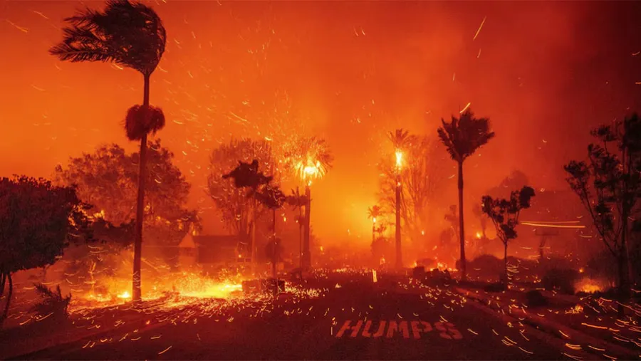 El incendio de Palisades arrasa un barrio en Los Ángeles, el 7 de enero. El incendio de Palisades arrasa un barrio en Los Ángeles, el 7 de enero.