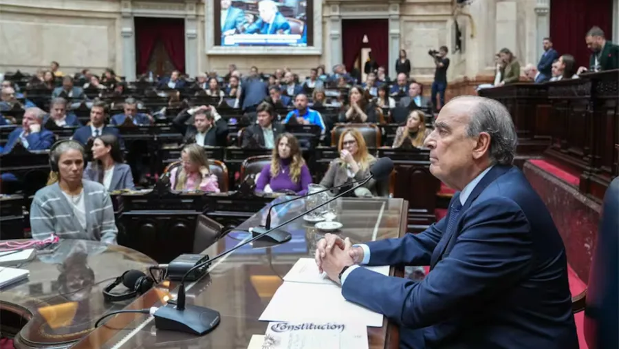 El jefe de Gabinete, Guillermo Francos, en su última exposición en Diputados. El jefe de Gabinete, Guillermo Francos, en su última exposición en Diputados.