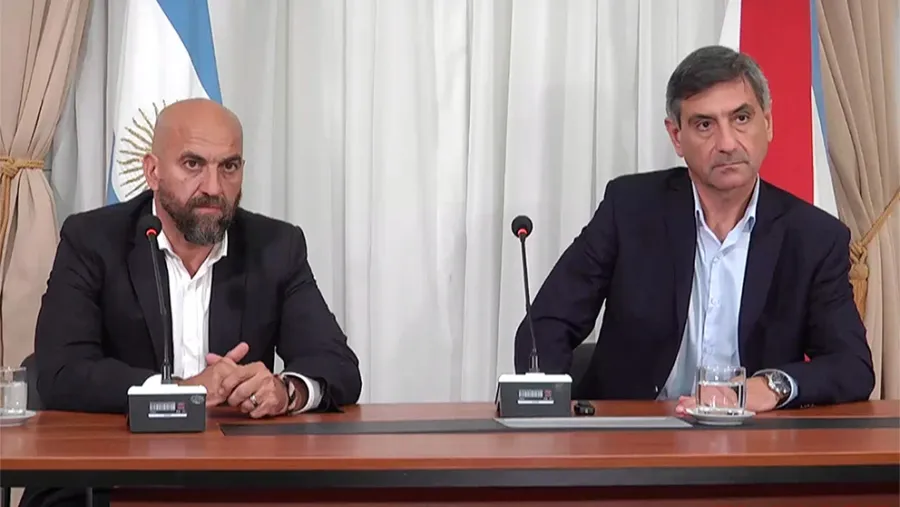 Mariano Gallegos y Ricardo García, los interventores del IOSPER. Mariano Gallegos y Ricardo García, los interventores del IOSPER.