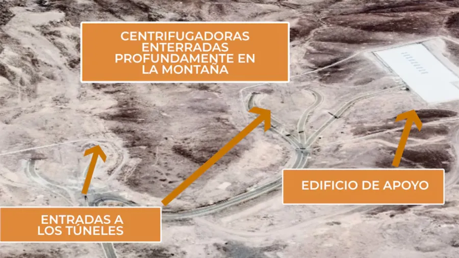 Así es Fordow, el impenetrable bastión nuclear en las montañas de Irán.