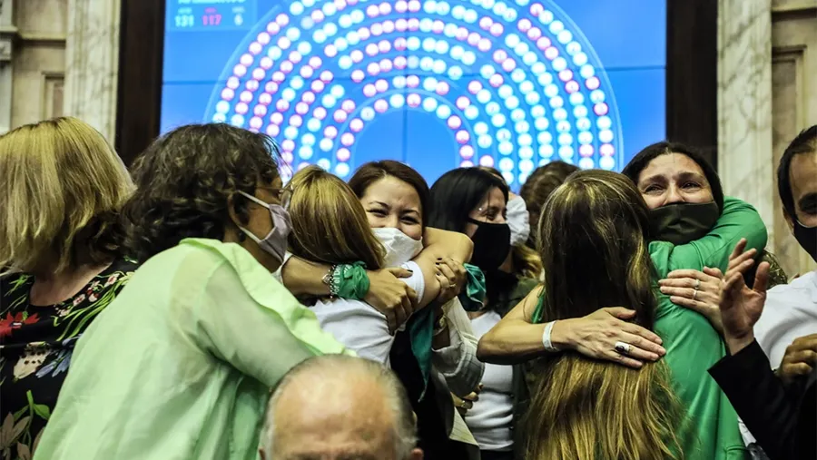 Los “verdes” son optimistas de cara a la definición de la interrupción voluntaria del embarazo que abordará el Senado a partir del lunes.