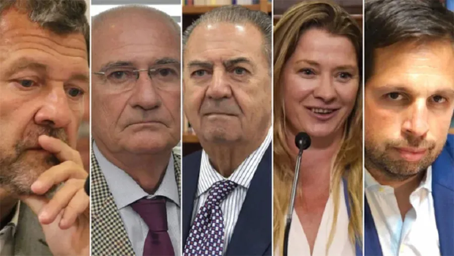Armando Gay, Juan Smaldone, Daniel Carubia, Gisela Nerea Schumacher y Gonzalo García Garro los que votaron por la destitución de la fiscal Cecilia Goyeneche. Armando Gay, Juan Smaldone, Daniel Carubia, Gisela Nerea Schumacher y Gonzalo García Garro los que votaron por la destitución de la fiscal Cecilia Goyeneche.