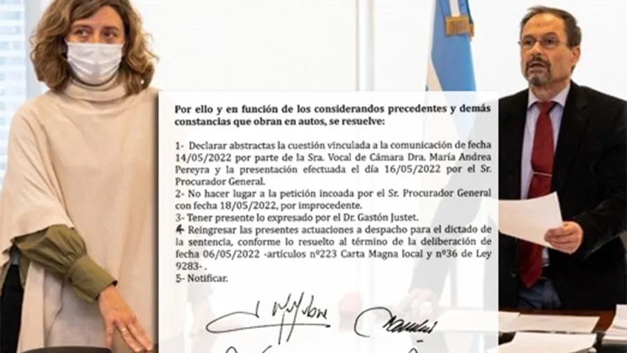 El STJ ad hoc rechazó la reclamación de la fiscal Goyeneche, y le dio continuidad al trámite del Jury a cargo del Jurado de Enjuiciamiento para que dicte sentencia.