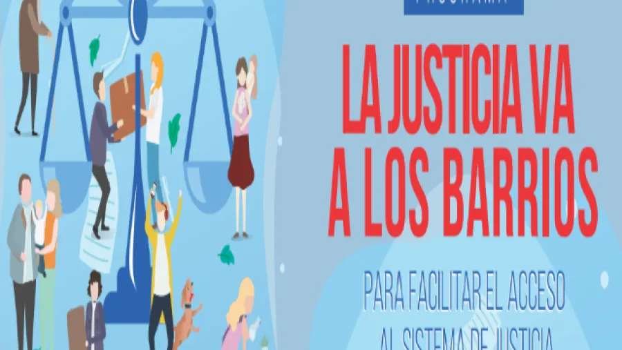 “La Justicia va a los barrios” estará este martes en una escuela de la Toma Nueva