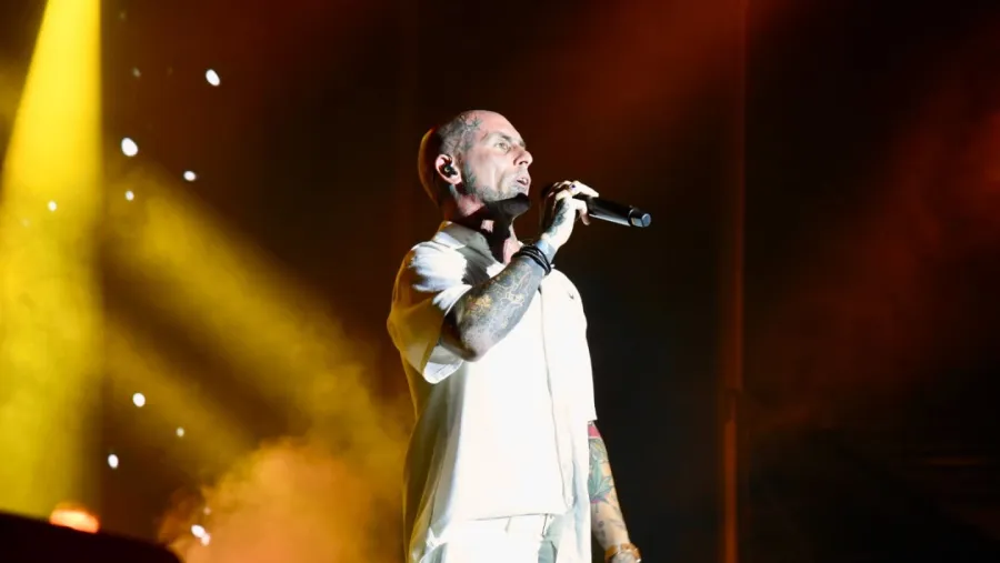 Emanuel Noir, en el cierre de la Fiesta de la Playa. 