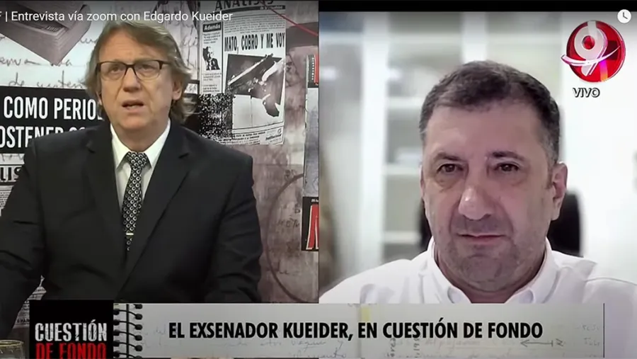 Edgardo Kueider fue entrevistado en el programa “Cuestión de Fondo” (Canal 9, Litoral) donde dio su versión y por qué está involucrado en causas judiciales.