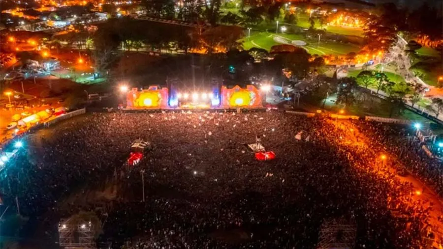Concordia disfrutó y vivió a pleno el recital de “La Renga”.