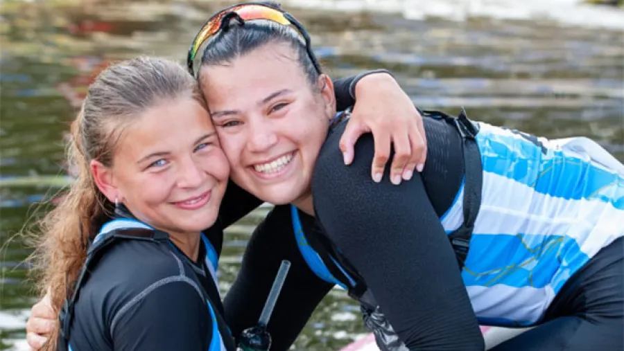 Canotaje: tres entrerrianas, entre las mejores 10 palistas en el Mundial de Maratón