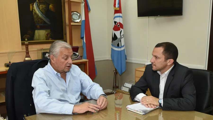 José Lauritto junto a Germán Grané