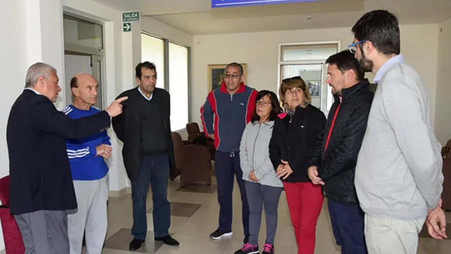 Lauritto recorrió el Centro de Rehabilitación Neurológica.