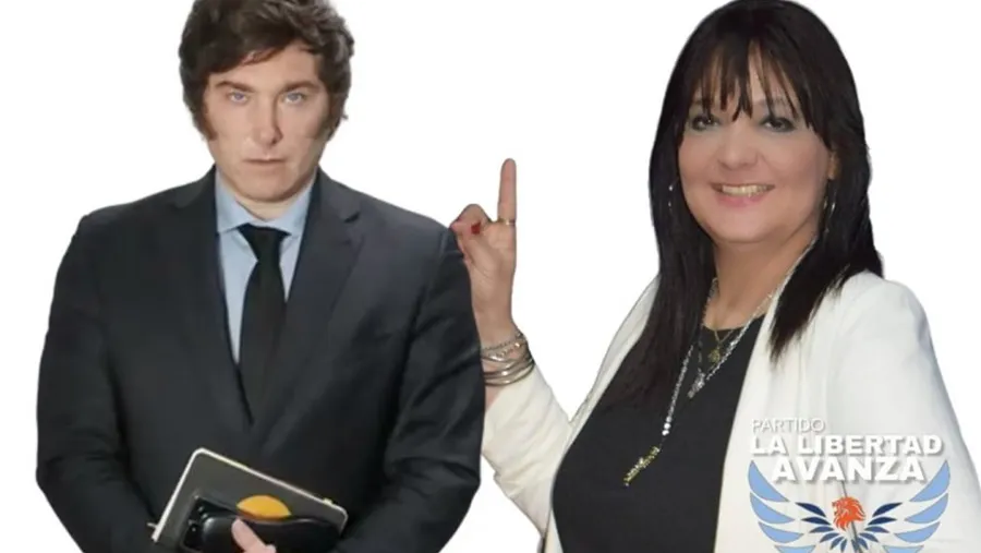 Carina Ivascov se adjudica en Entre Ríos ser la dueña de “La Libertad Avanza” que referencia a Javier Milei. Carina Ivascov se adjudica en Entre Ríos ser la dueña de “La Libertad Avanza” que referencia a Javier Milei.