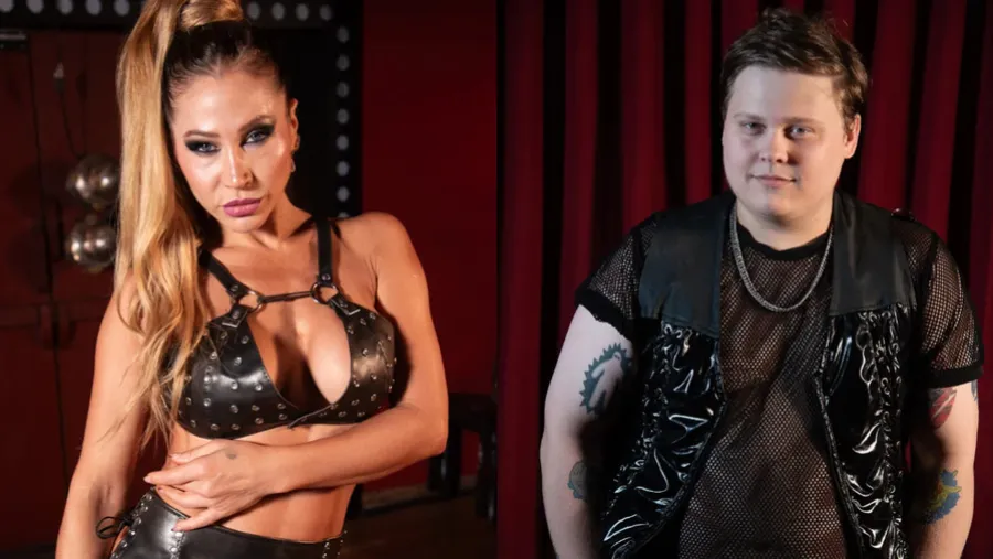 Luca Martin y la bailarina Adabel Guerrero comparten la nueva temporada de la obra “Sex”.