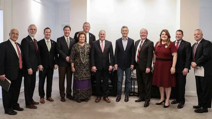 Macri y congresistas