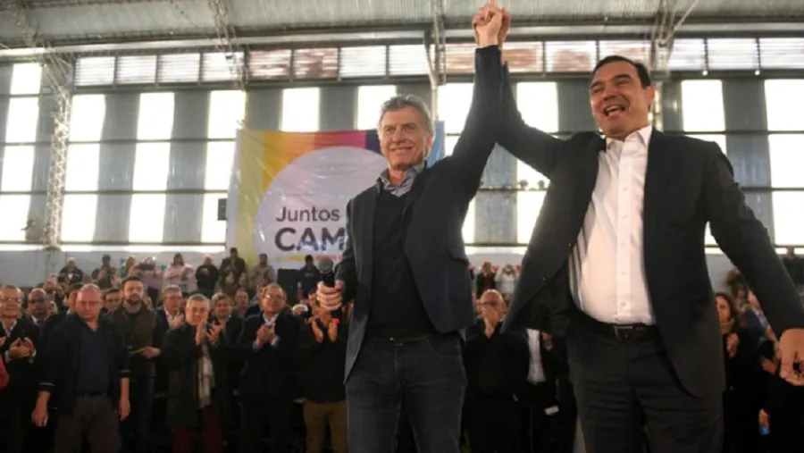 Macri en Corrientes junto a Valdés