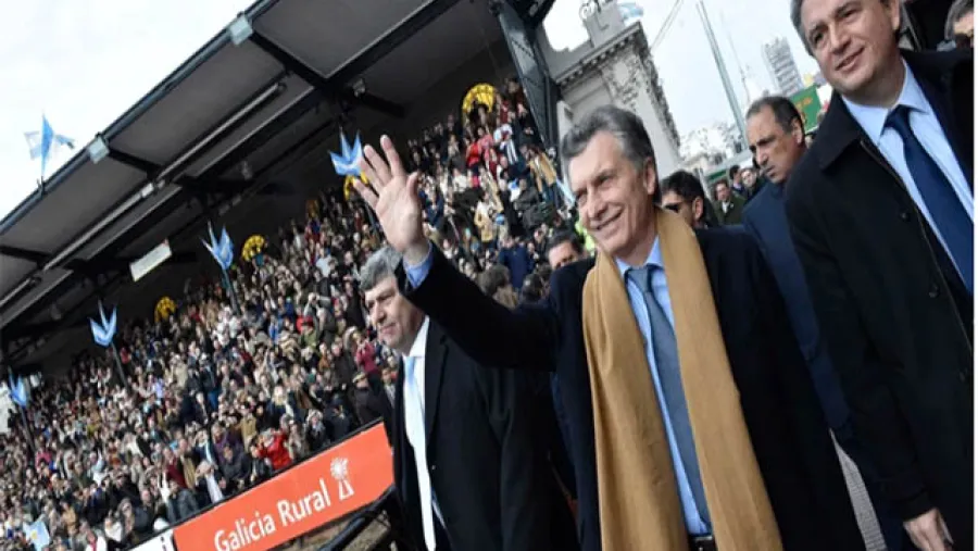 Macri en La Rural