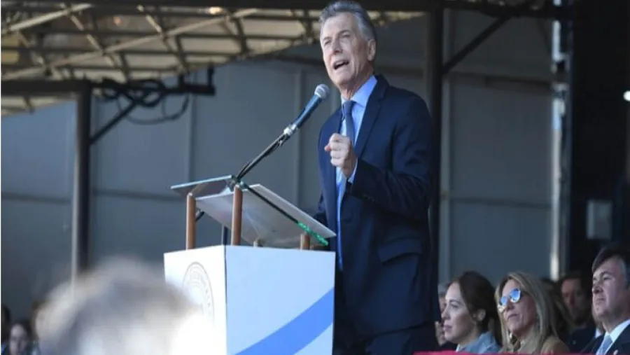 Macri en la inauguración de la Exposición Rural de 2019