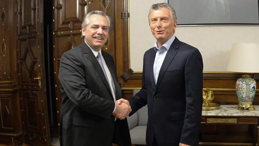 Alberto Fernández y Mauricio Macri