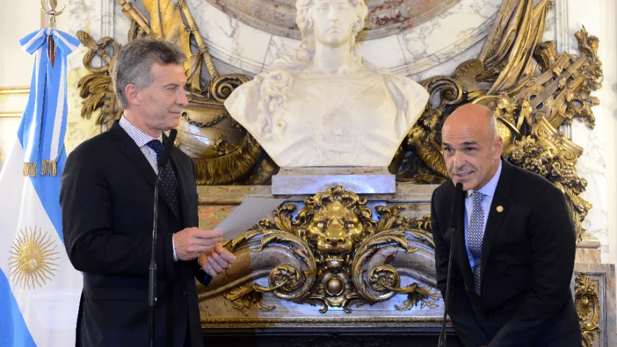 Mauricio Macri y Gustavo Arribas