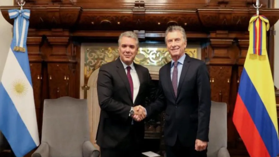 Mauricio Macri e Iván Duque 