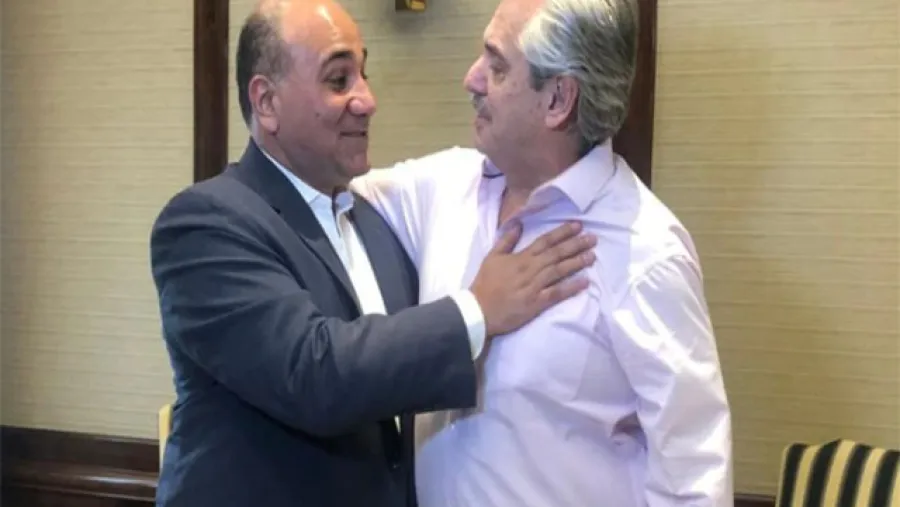Juan Manzur con Alberto Fernández