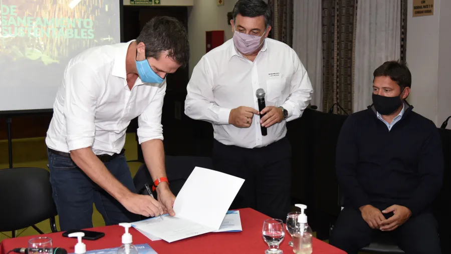 Enrique Cresto con Martín Oliva en Concepción del Uruguay