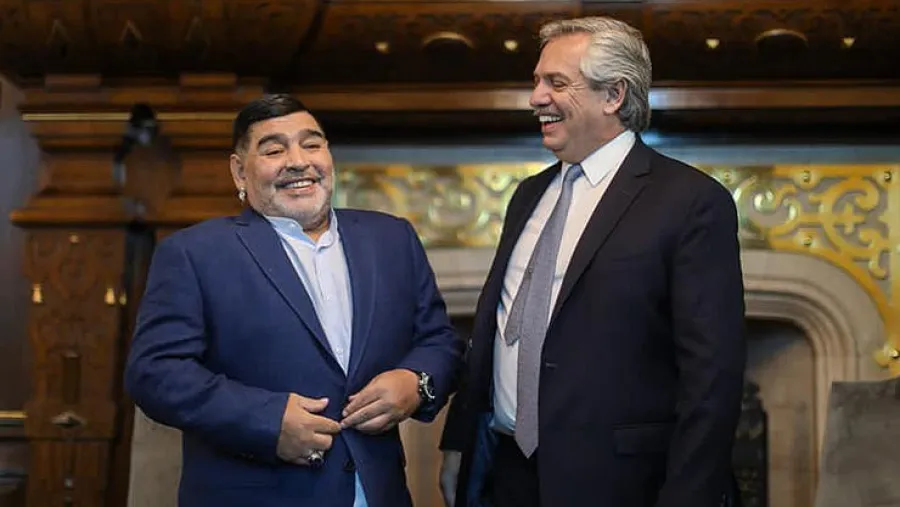 Maradona y Fernández