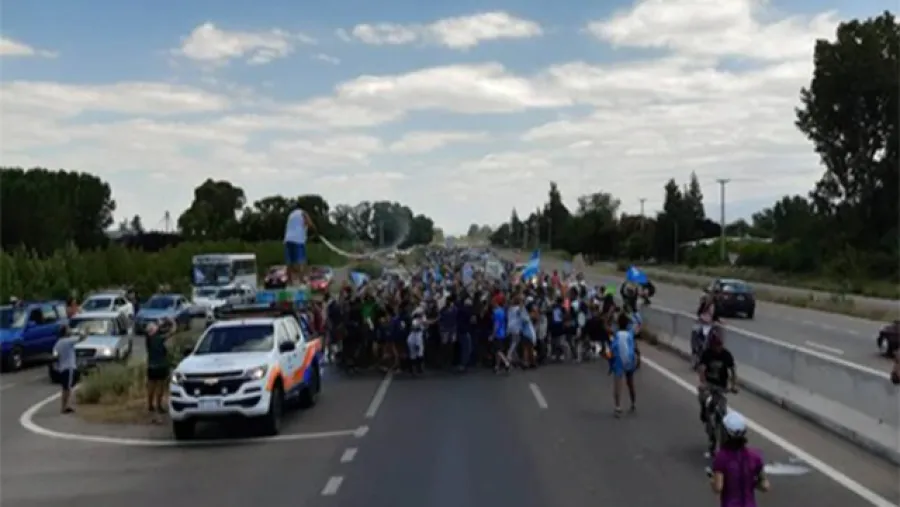 Marcha contra minería Mendoza