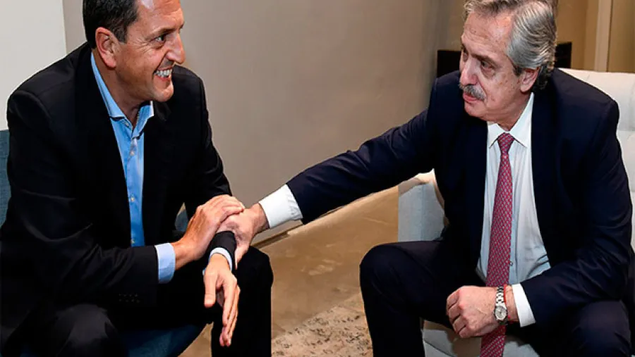 Sergio Massa y Alberto Fernández