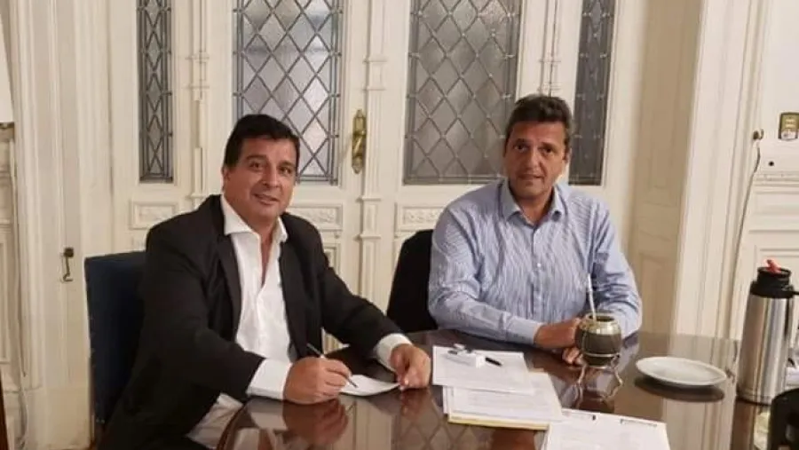 Marcelo Casaretto y Sergio Massa