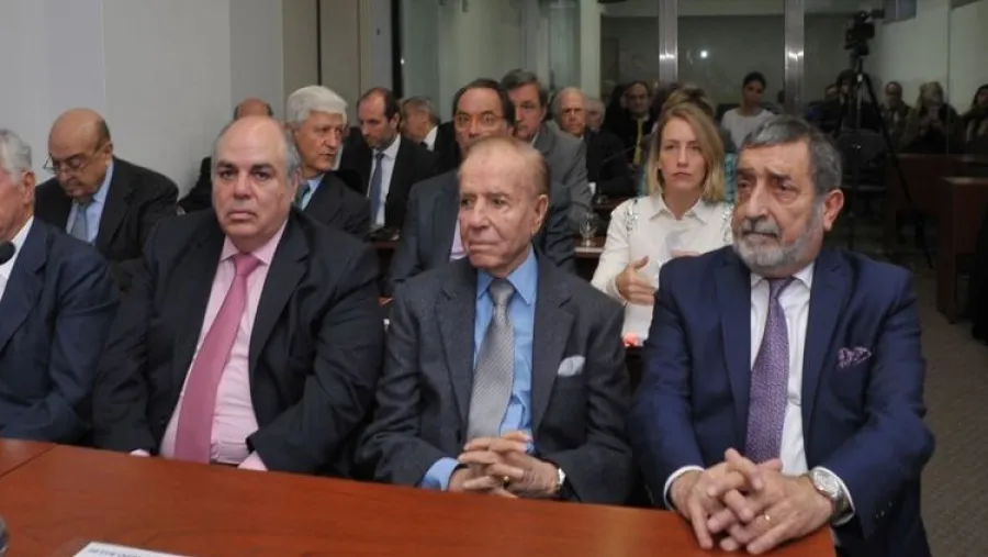 Menem y Cavallo en el juicio