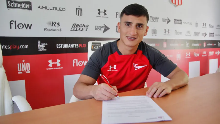 El uruguayense Mauro Díaz firmó contrato por 18 meses con Estudiantes de La Plata