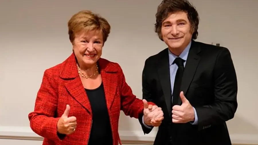 Milei y Georgieva mantuvieron un encuentro en Washington . “Argentina tuvo un tremendo progreso económico”, afirmó la directora gerente del Fondo. Milei y Georgieva mantuvieron un encuentro en Washington . “Argentina tuvo un tremendo progreso económico”, afirmó la directora gerente del Fondo.