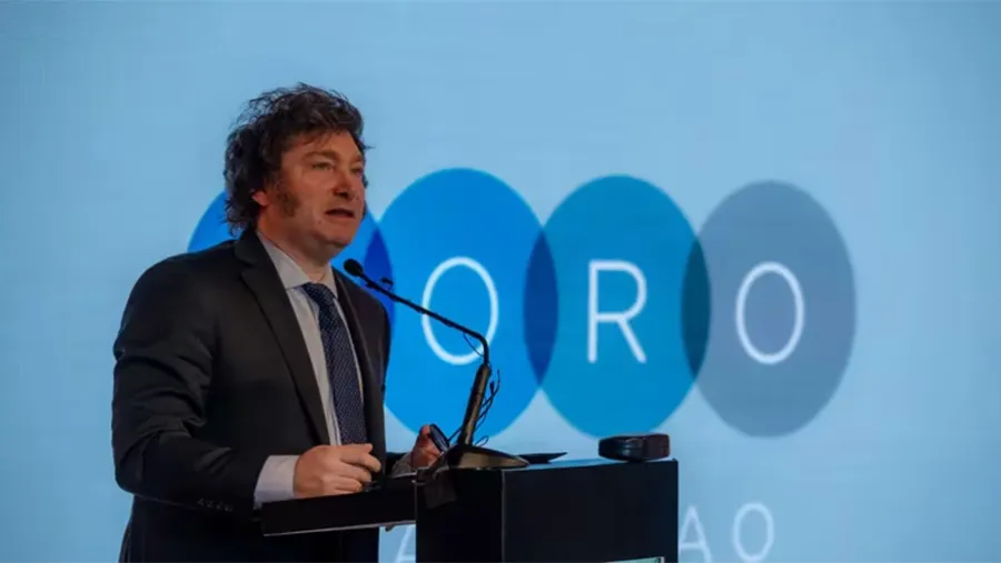 Javier Milei en el Foro Llao Llao que nuclea a los principales empresarios del país.