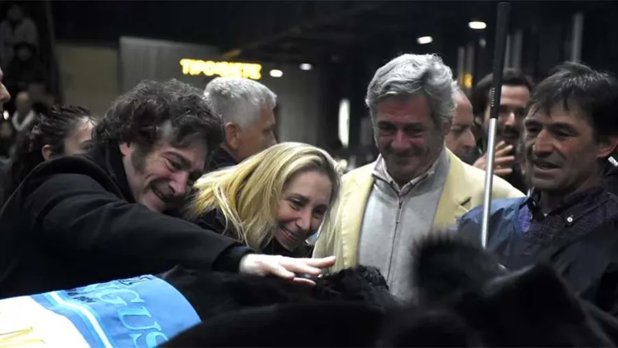 Imagen de archivo de Javier Milei en La Rural.