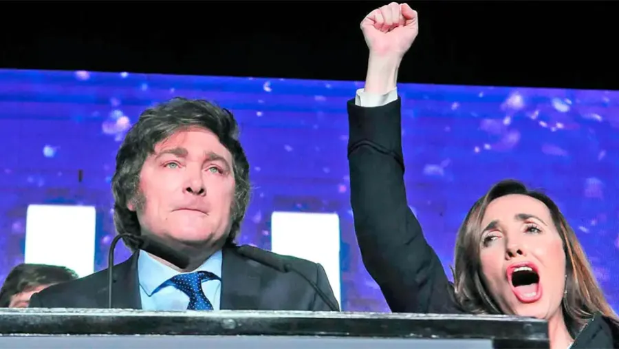 Javier Milei y Victoria Villarruel.