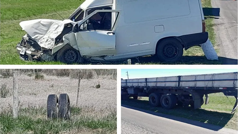 El siniestro vial se produjo en inmediaciones del kilómetro 340 de la Ruta Nacional N° 12.