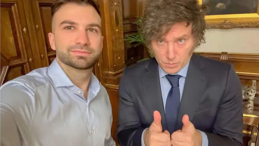 Mauricio Novelli y el Presidente Javier Milei. Mauricio Novelli y el Presidente Javier Milei.