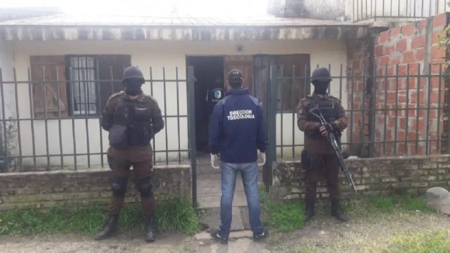 En un megaoperativo por drogas allanaron viviendas en Tala, Maciá y Villaguay