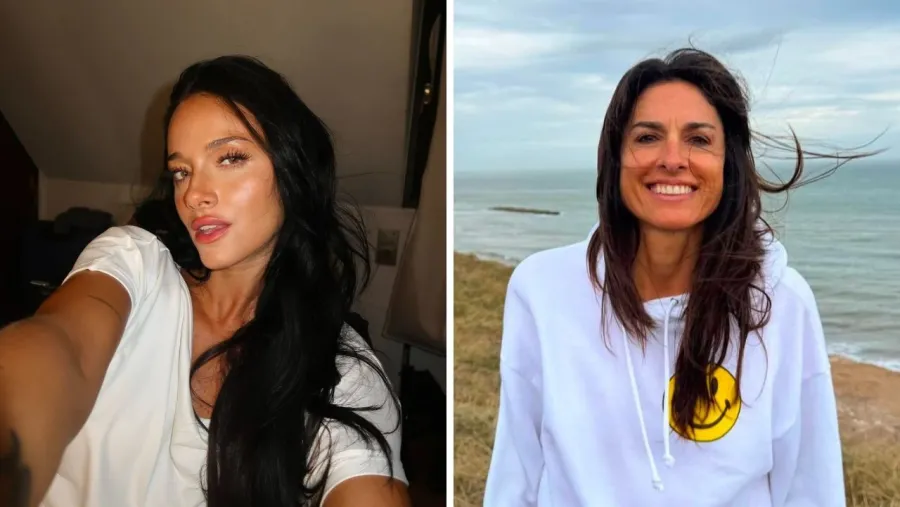 Oriana y Gabriela Sabatini. Oriana y Gabriela Sabatini.