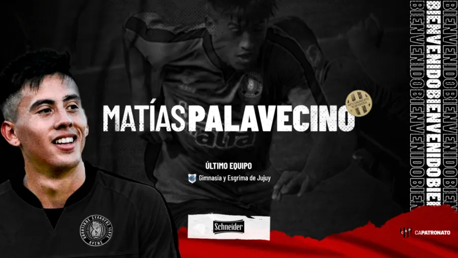 Patronato: Palavecino y Ojeda son los flamantes refuerzos y ya firmó García Guerreño