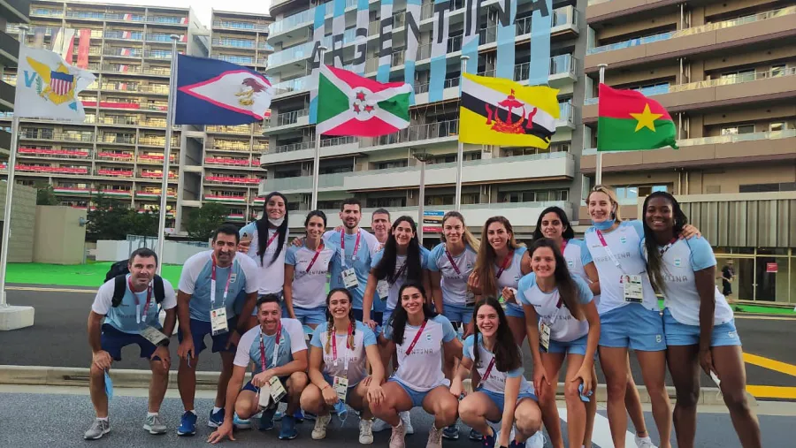 La colonense Sabrina Germanier se instaló en la Villa Olímpica con “Las Panteras”