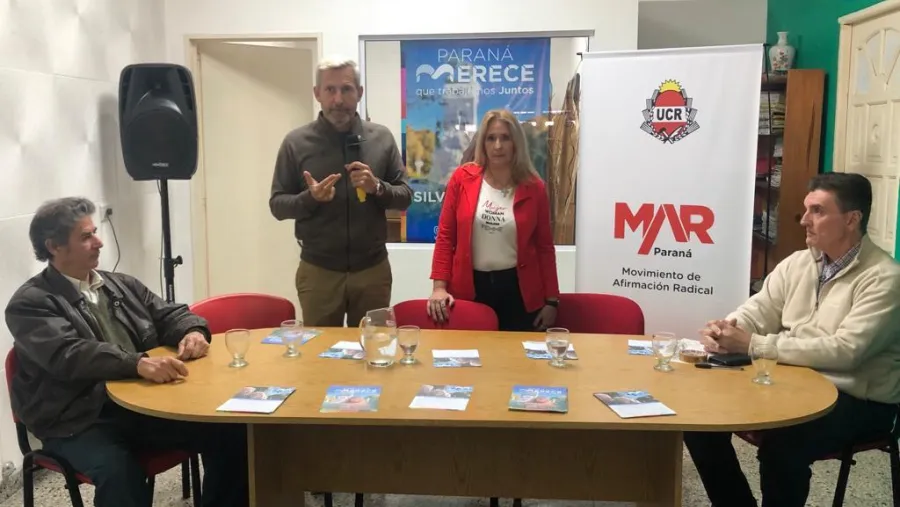 Junto a Frigerio, Silvina García presentó el espacio “Paraná Merece”